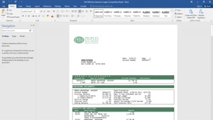 USA PEOPLES BANK MIDWEST (PBM) BANK STATEMENT WORD AND PDF T