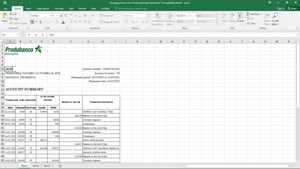 NICARAGUA BANCO DE LA PRODUCCIÓN BANK STATEMENT 