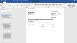 USA OHIO HUNTINGTON BANK STATEMENT WORD AND PDF TEMPLATE 