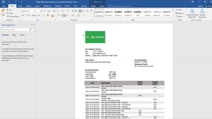 FAKE NEPAL NABIL BANK BANK STATEMENT TEMPLATE 