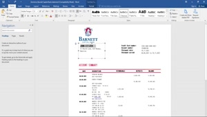 DOMINICA BARNETT CAPITAL BANK STATEMENT TEMPLATE