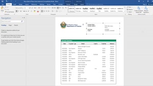 FAKE NAURU BANK OF NAURU BANK STATEMENT TEMPLATE 