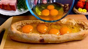 طرز تهیه یکصبحانه کامل با تخم مرغ