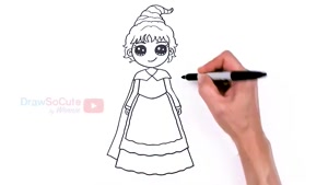 آموزش نقاشی با کودک. ترسیم جادوگر بامزه