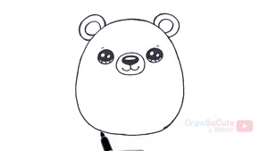 آموزش نقاشی به کودکان..کشیدن آسان یک خرس بامزه