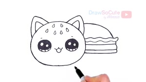 آموزش نقاشی با کودکان. یک گربه همبرگر بکشیم