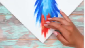 ایده نقاشی با انگشت..نقاشی طوطی