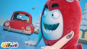 کارتون Oddbods - ❄️فیوز در حال لیز خوردن است! ❄️