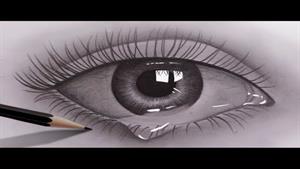 چگونه با مداد چشم های واقعی را برای مبتدیان بکشیم | فیلم طرح