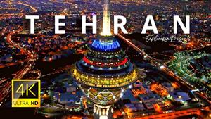 تهران، ایران 🇮🇷 با کیفیت 4K 60 فریم بر ثانیه ULTRA HD