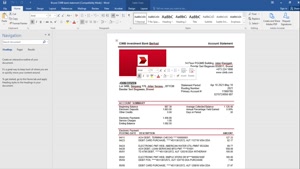FAKE BRUNEI CIMB PROOF OF ADDRES STATEMENT TEMPLATE 