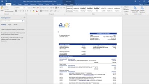 FAKE GABON ALIOS FINANCE BANK STATEMENT TEMPLATE 