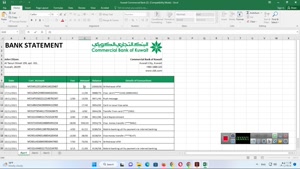 FAKE KUWAIT COMMERCIAL BANK STATEMENT EASY TO FILL TEMPLATE 