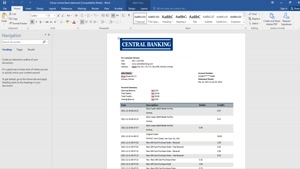 FAKE ERITREA CENTRAL BANK STATEMENT TEMPLATE