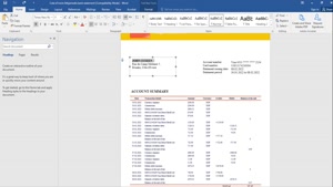 FAKE COTE D’IVOIRE ATTIJARIWAFA BANK STATEMENT TEMPLATE 