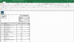 FAKE URUGUAY ITAU BANK STATEMENT TEMPLATE 
