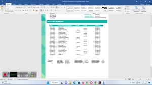 FAKE AZERBAIJAN AMRAHBANK BANK ACCOUNT STATEMENT TEMPLATE