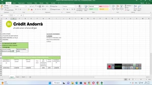 FAKE ANDORRA CREDIT ANDORRA BANK STATEMENT TEMPLATE 