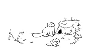 کارتون جذاب گربه سایمون با داستان منتظر بازی