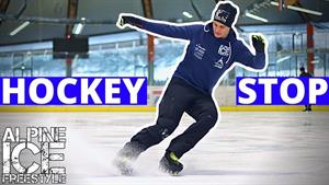 ورزش هاکی / آموزش توقف روی یخ 
