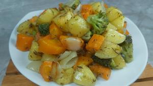 طرز تهیه سبزیجات سوخاری 