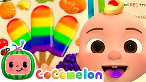 کارتون کوکوملون - آهنگ رنگ ها با بستنی 