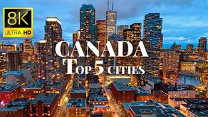 شهرهای کانادا در ویدیوی بدون سرنشین 8K ULTRA HD 60 FPS