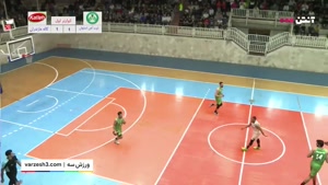 خلاصه بسکتبال کاله مازندران - ذوب آهن اصفهان