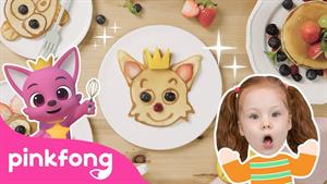 pinkfong baby shark - بیبی شارک - پختن پنکیک میوه ای با پینک