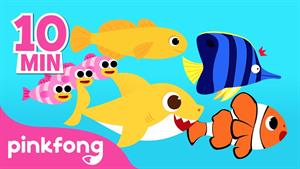 pinkfong baby shark - بیبی شارک - بهترین دوستان بچه کوسه