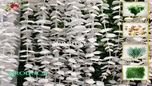 تولید شمشاد مصنوعی آویزی با رنگ سفید| فروشگاه ملی
