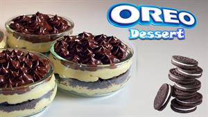 دسر لایه ای Oreo! فوق العاده خوشمزه!