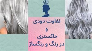 تفاوت دودی و خاکستری در رنگ و رنگساژ 