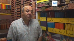 بازار تهران؛ جذبه رنگ در دکان مدادفروشی رفیع 