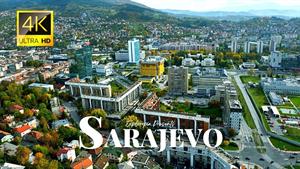 سارایوو، بوسنی و هرزگوین 🇧🇦 در ویدیوی 4k ULTRA HD 60 فریم 