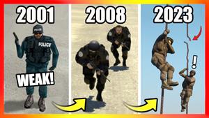 SWAT LOGIC در بازی های GTA! (2001 → 2023)
