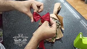 آموزش دو مدل دسته گل ساده با تعداد شاخه گل کم