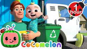 انیمیشن کوکوملون - آهنگ کودکانه کامیون بازیافت