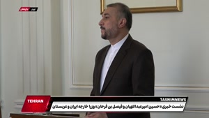 نشست خبری وزرا خارجه ایران و عربستان