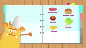 Cooking for children - Learn to cook a healthy hamburger wit