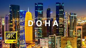 دوحه، قطر 🇶🇦 در ویدیوی 4K ULTRA HD 60 فریم بر ثانیه