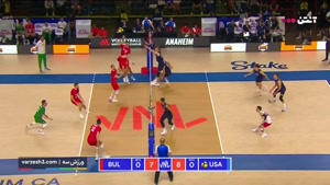 خلاصه والیبال آمریکا 3 - بلغارستان 0