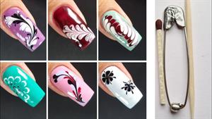 Easy Nailart در عرض 2 دقیقه || ناخن کار در خانه