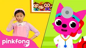 pinkfong baby shark - بیبی شارک - پنج میمون کوچک 