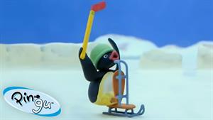 کارتون پینگو 508 / پینگو هاکی روی یخ بازی می کند