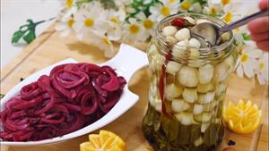 طرز تهیه دو مدل ترشی پیاز