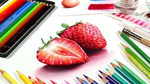 آموزش نقاشی / آموزش کار با مداد رنگی 