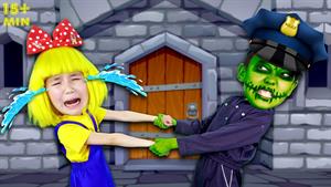 آموزشهای کودکانه - افسر پلیس بچه را از زامبی نجات می دهد