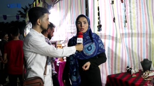 مصاحبه خبرنگار هاناخبر با مسئول کمیته بانوان جشنواره گیلاس 