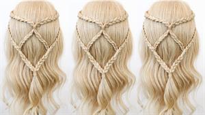 مدل موی ساده وایکینگ بافته شده برای مبتدیان، بافتن سه تار